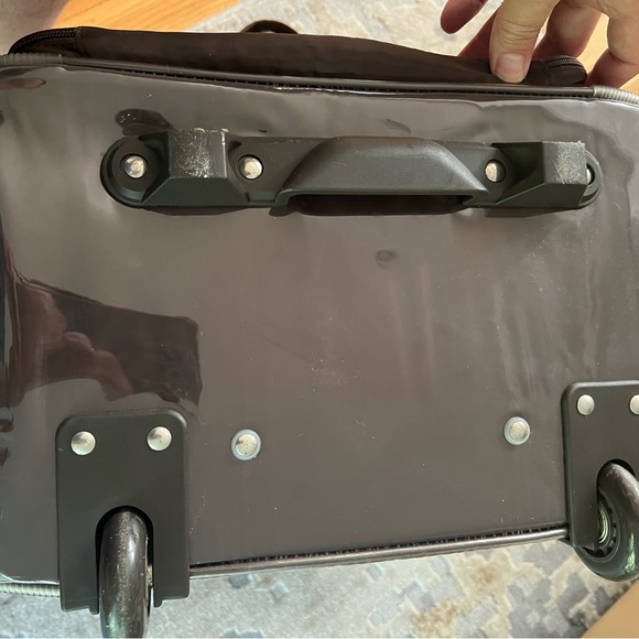 BROWN PLEATHER BAG - Picture 6 of 7